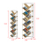 简易な鉄の木の形の本棚は省ページの寝室の书棚がベッドにつくと、木の経済型が简単で现代の钢の木の本棚の10段の40*28*140（色の备考）です。